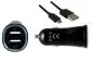 Preview: DINIC USB KFZ Ladeadapter 12V zu 2x USB 5V max. 3.1A inkl. USB Micro Kabel, 1m
